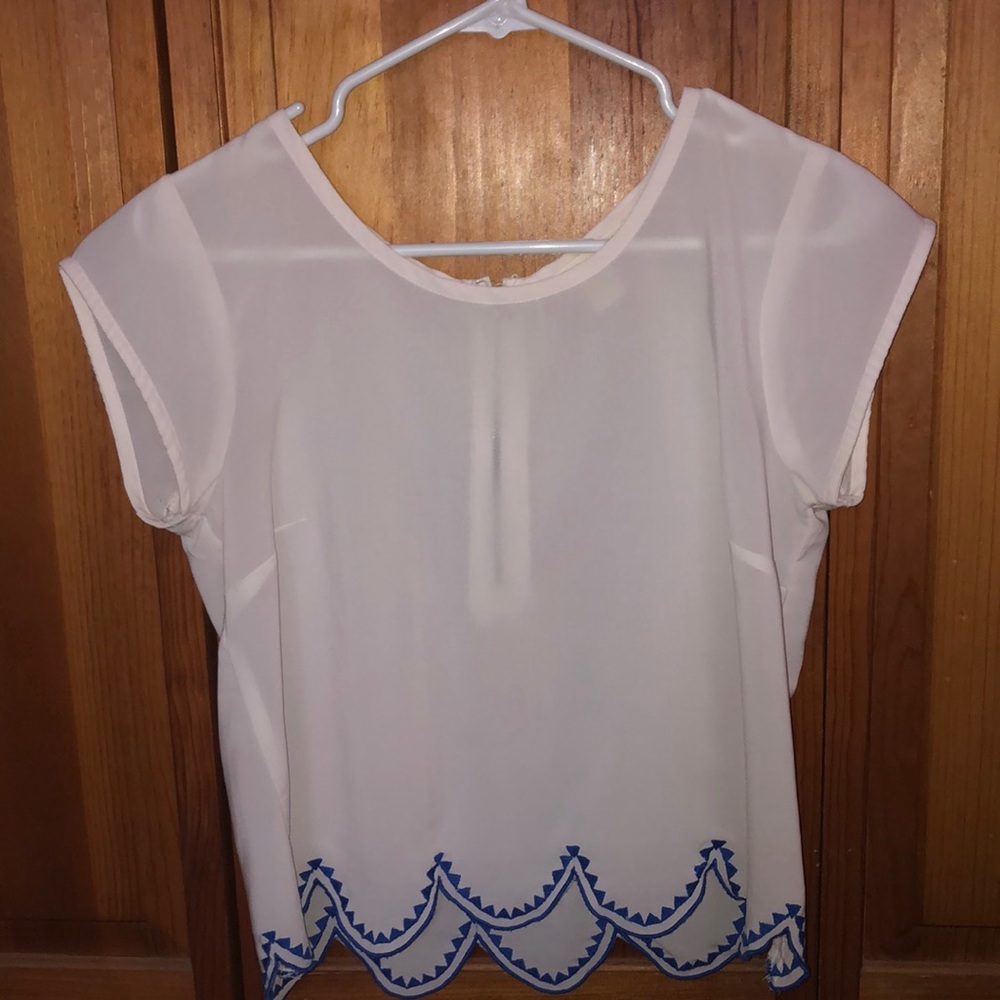 Sheer blouse